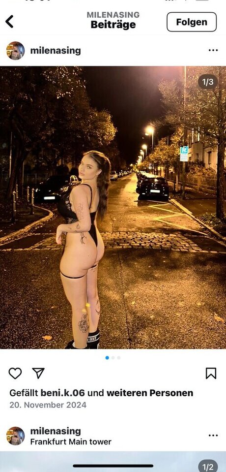 Milenasing nackt erotische archiv