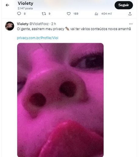 Violety fox hübsche xxx bild