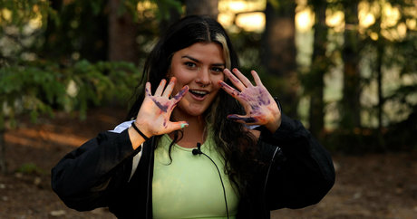 painted ladi erwachsene schöne fotos