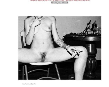 MissMacaroni erotische xxx foto