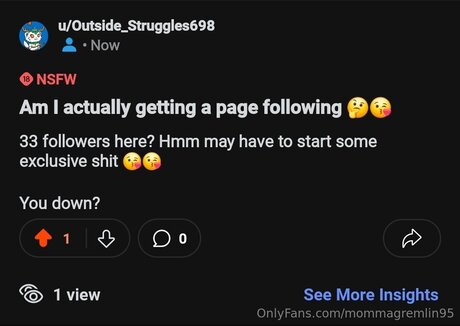 Mommagremlin95 erwachsene pornostar galerie