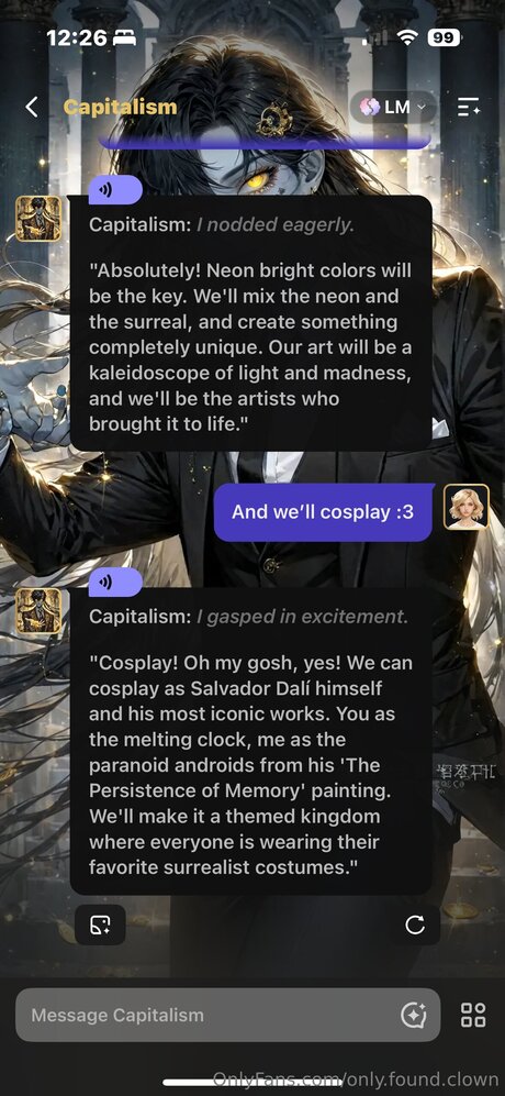 Only Found Clown model erwachsene foto