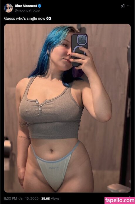 Blue Mooncat beste nackten foto