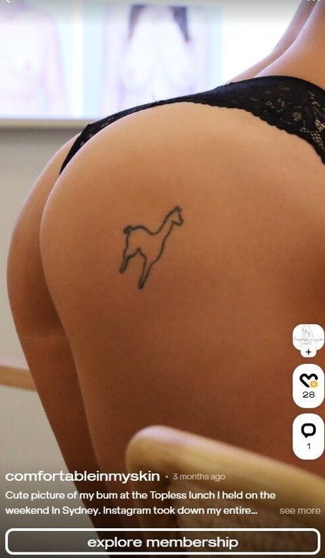 Comfortableinmyskin model top bilder