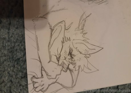 feral tigress nackt kunst foto