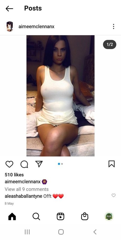 Aimee Mclennan model top bilder