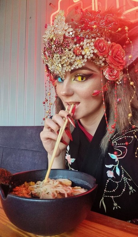 AGflower Cosplay top heiße foto