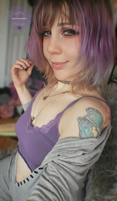 tricky__nymph model nackten bild