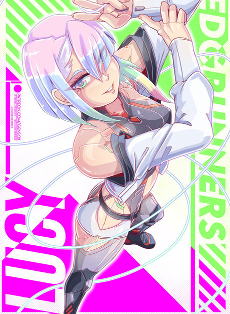 Cyberpunk 2077 Edgerunners nackt hübsche foto