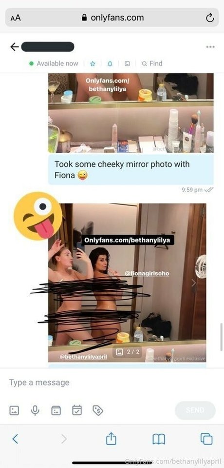 bethanylilyapril nacktheit heiße galerie